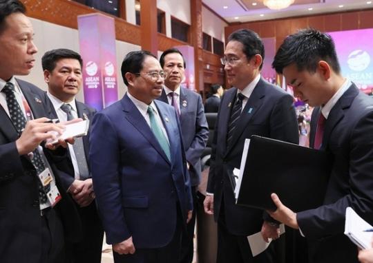 ASEAN-43: Thủ tướng Phạm Minh Chính đề nghị Nhật Bản phối hợp triển khai hiệu quả dự án hợp tác kinh tế