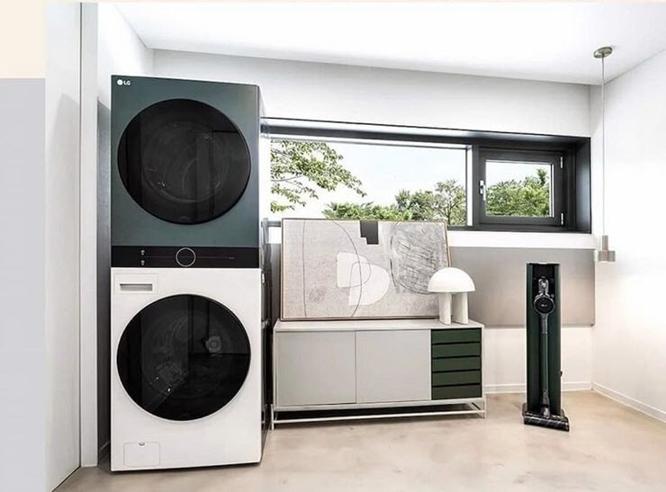 Tháp giặt sấy LG WashTower tự động điều chỉnh theo loại vải