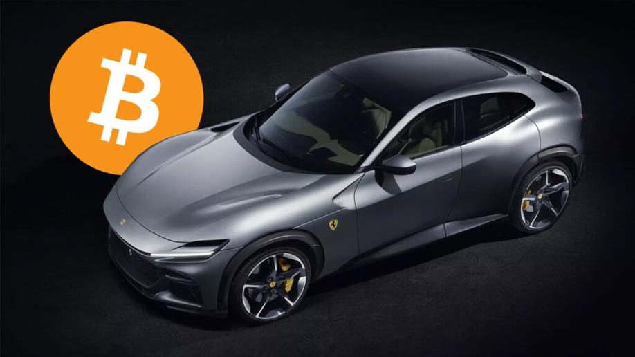 Có thể dùng Bitcoin và các loại tiền ảo để mua siêu xe Ferrari
