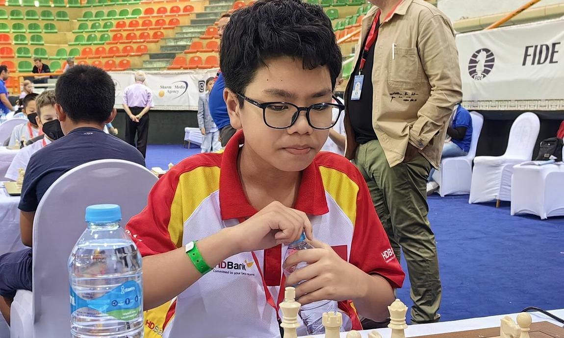 Việt Nam chắc chắn vô địch giải cờ vua U12 thế giới