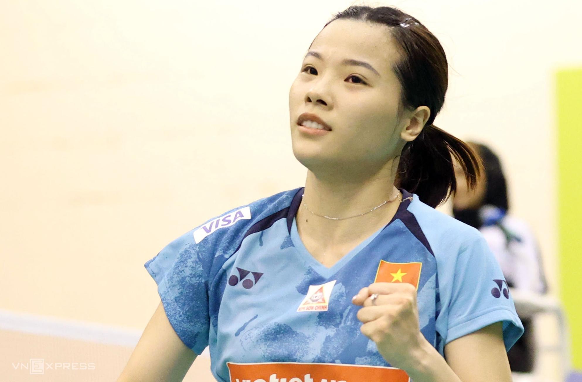 Thùy Linh thắng trận đầu giải Đan Mạch mở rộng